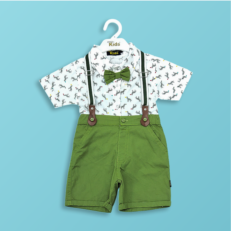 Bowtie & Suspender Set
